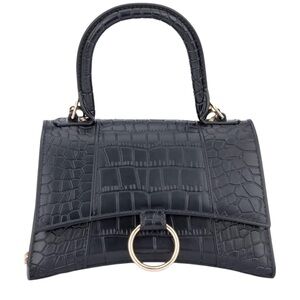 Jasper PVC Jelly Crocodile Mini Curved Top Handle Bag!